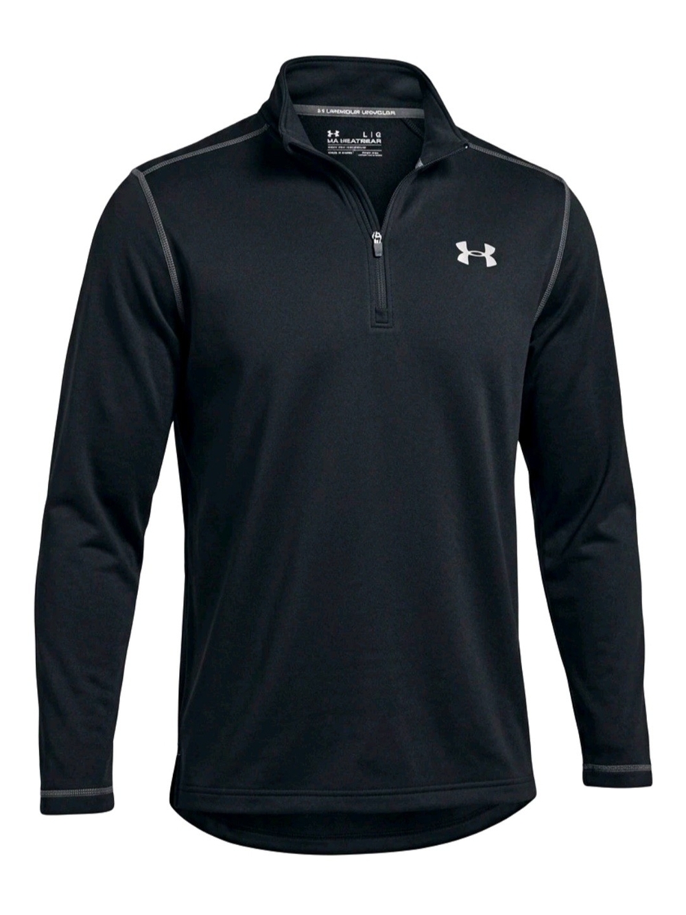 Under Armour Men’s Black Quarter-Zip Performance Pullover Size Large